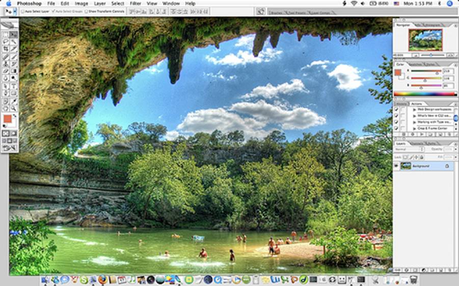 HDR Tutorial Screen L - Photoshop - Finally in there - Too Many Bats