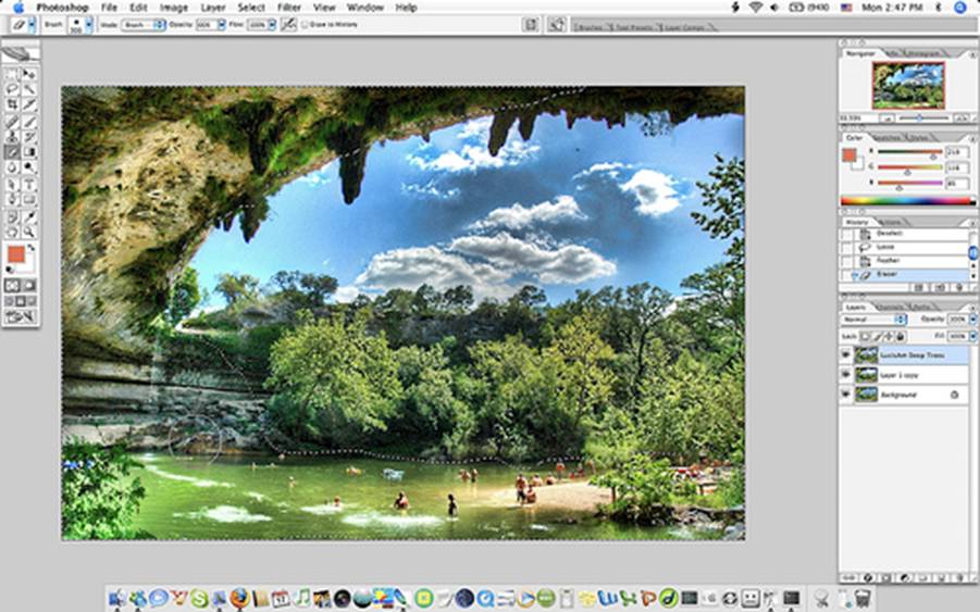HDR Tutorial Screen VV - LucisArt Feather and Merge